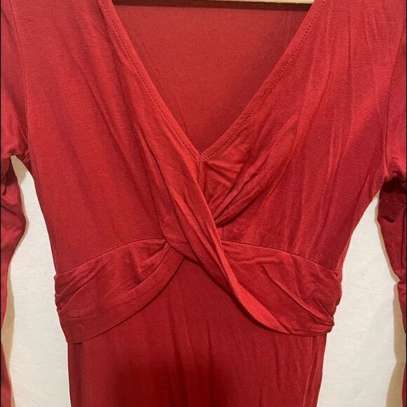 Twist it up mini dress- Rust - Picture 13 of 14